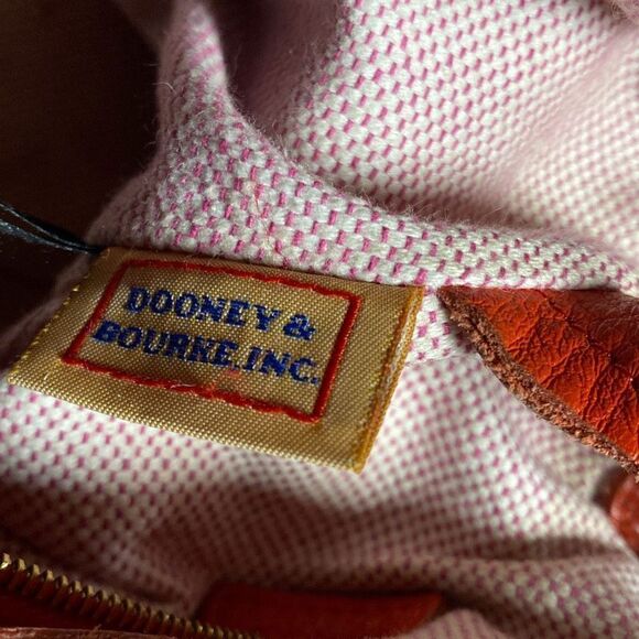 Dooney & Bourke Red Dillen Leather Satchel Handbag Shoulder Bag - Picture 14 of 14